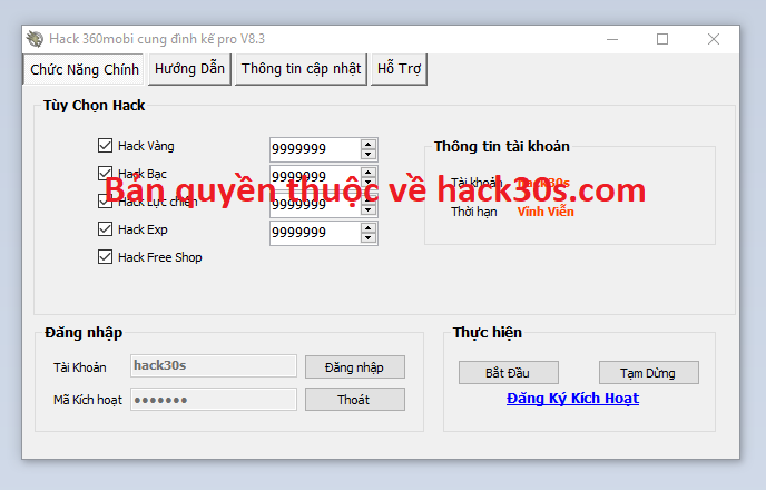 Hack 360mobi cung đình kế miễn phí Cungdinhkeaa