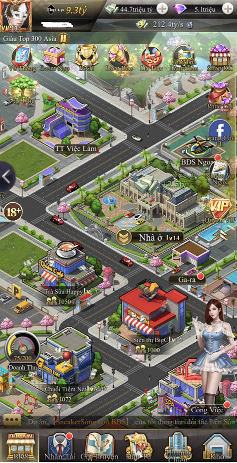 Hack Thiên Tài Kinh Doanh 2023 (Vô hạn kim cương, vàng, exp max vip,.. Rtqtqeq