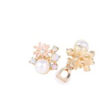 Flower-Style-Womens-Pearl-Earrings-Clips-Plated-Gold-Clip-on-Earrings-Crystal-Ear-Clip-without-Piercede82df10cd163dfdd