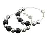 Clip-on-the-ear-Earrings-for-women-with-cushion-pad-without-piercing-Fashion-jewelry-Big-circle-Multicolor-beaded-Ladies-earringb3b9434eb92a8e32
