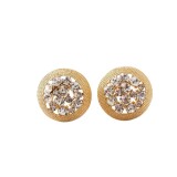 Gem-Stone-Rhinestone-Vintage-Clip-Earrings-For-Women-Jewelry-Metal-Flower-Antique-golden-Plated-brincos-bijouxf0181f3e730fc02d