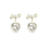 Korean-White-Heart-Shaped-Pearl-No-Piercing-Clip-on-Earrings-Women39s-Summer-Cute-Small-Bow-Rhinestone-Heart-Ear375de2036173a11a
