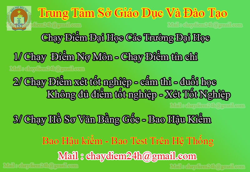 Chay Diem Tot Nghiep Dai Hoc - Hutech - 1