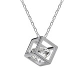 1-Fashionable-Love-Three-dimensional-Necklace-Shiny-Charm-Rhinestones-Small-Box-Short-Clavicle-Chain-Necklace--Pendantsadae0b801eb57e18