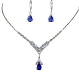 2-Fashion-Blue-Green-Red-Colorful-Water-Drop-Rhinestone-Womens-Necklace-Silver-Inlaid-Zircon-Pendant-Womens-Accessories251887374d7076d7
