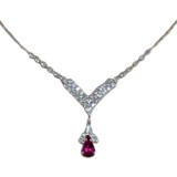 4-Fashion-Blue-Green-Red-Colorful-Water-Drop-Rhinestone-Womens-Necklace-Silver-Inlaid-Zircon-Pendant-Womens-Accessories642c507f6cc73ddd