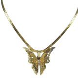 1-Butterfly-Hollow-Carved-Rhinestone-Pendant-Necklace-for-Women-Gold-Color-Stainless-Steel-Snake-Chain-Necklace-Jewelry8a437183f4f0ffd2