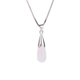 2-925-Silver-Needle-Woman-Fashion-Jewelry-Water-Drop-Shape-Moonstone-Pendant-Necklace-Length-17.7inch9ce658526fd46722