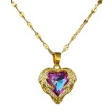 1-Trendy-Rhinestone-Pendant-Heart-Necklaces-for-Women-Plated-Silver-18k-Gold-Titanium-Stainless-Steel-Jewelry-Clavicle-Chain49bf55f3e9775bac