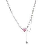 Elegant-Rhinestone-Pearl-Necklace-Love-Heart-Flower-Butterfly-Pendant-Choker-for-Women-Party-Wearing-Accessories-Jewelry-Giftscb6cb41fd801e181