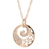 Rose-Gold-Color-Pendant-Necklace-For-Women-Needle-Rhinestone-Circle-Crystal-Jewelry-Natural-Zircon-Vintage-Necklaceb3ba49622d5509ed